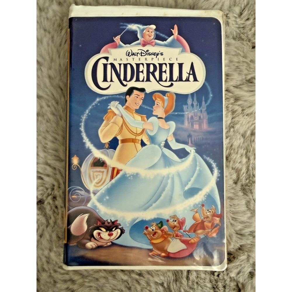 Cinderella VHS 1995 Walt Disney Classic Black Diamond Masterpiece 5265 Animated